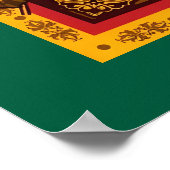 Haile Selassie Postcard Jah Rastafari Metal Print (Hoek)