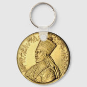 Haile Selassie Rasta Sleutelhanger (Voorkant)