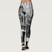 Haile Selassie - Rastafara - Power Yoga Leggings (Achterkant)