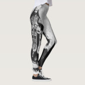 Haile Selassie - Rastafara - Power Yoga Leggings (Rechts)