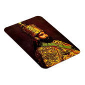 Haile Selassie - Rastafara - Reggae Rasta Magnet Magneet (Rechterzijde)