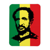Haile Selassie - Rastafara - Reggae Rasta Magnet Magneet (Verticaal)