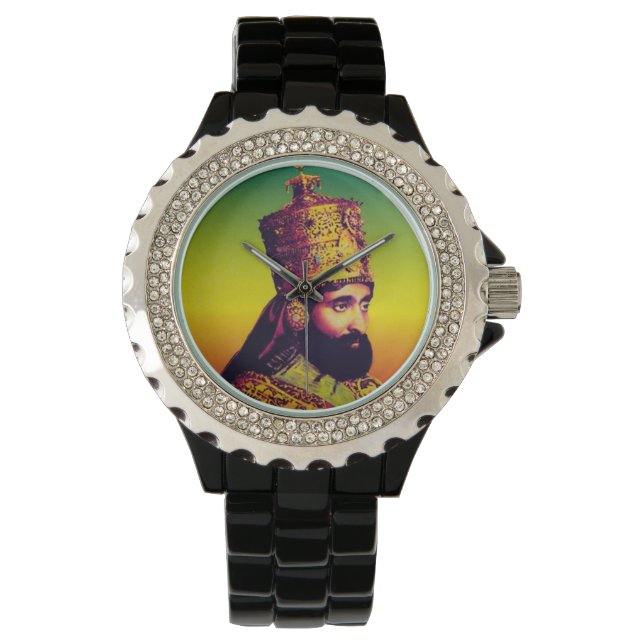 Haile Selassie, Rastafari Horloge (Voorkant)