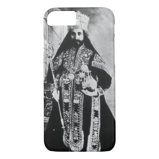Haile Selassie - Rastafari - iPhone Case (Achterkant)