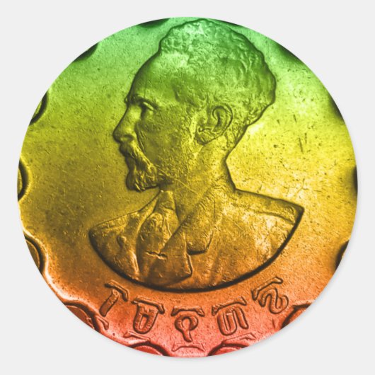 Haile Selassie Santeem Sticker (Voorkant)