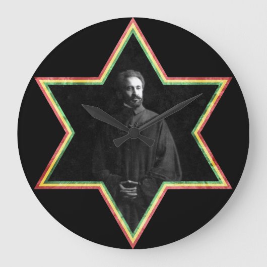 Haile Selassie Star van David Grote Klok (Voorkant)