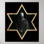 Haile Selassie Star van David Poster (Voorkant)