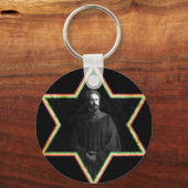 Haile Selassie Star van David Sleutelhanger (Voorkant)