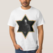 Haile Selassie Star van David T-shirt (Voorkant)