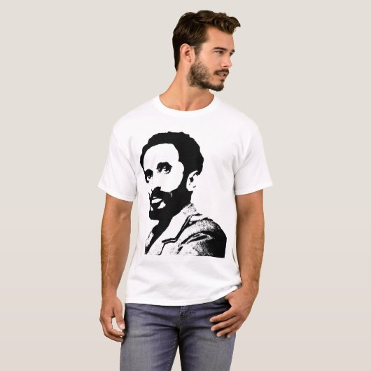 Haile Selassie T-shirt (Voorkant volledig)