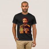 Haile Selassie Voormalig keizer van Ethiopië T-shi T-shirt (Voorkant volledig)