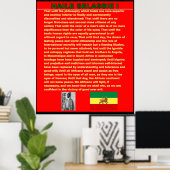 Haile Selassie War Speech to UN Canvas Poster (Thuiskantoor)