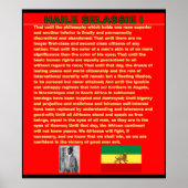 Haile Selassie War Speech to UN Canvas Poster (Voorkant)
