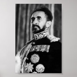 Haile Selassie ZIJN Hoogheid Jah Rastafari Rasta R Poster