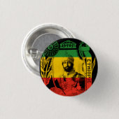 Haile Selassie Zijn imperial Majesty Buttonnen Ronde Button 3,2 Cm (Voorkant /achterkant)