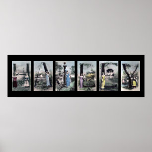 HAILEY Alphabet Letter Name Art Poster