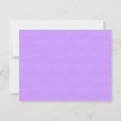 Hailey Bat Mitzvah Uitnodiging met Damask RSVP (Achterkant)