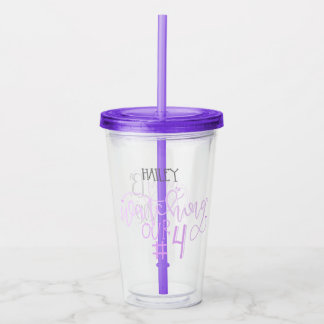 Hailey Bridesmaid Tumbler Acryl Drinkbeker