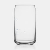 HAILEY laatste toast op de kust bachelorette Blikvorm Glas (Links)