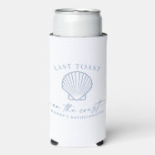 HAILEY laatste toast op de kust bachelorette Seltzer Blikjeskoeler (Seltzer Voorkant)