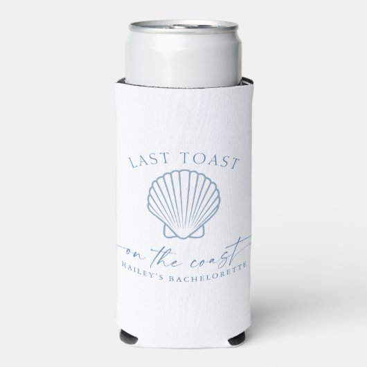 HAILEY laatste toast op de kust bachelorette Seltzer Blikjeskoeler (Seltzer Voorkant)
