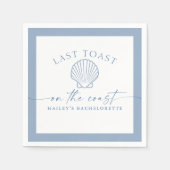 HAILEY laatste toast op de kust bachelorette Servet (Voorkant)