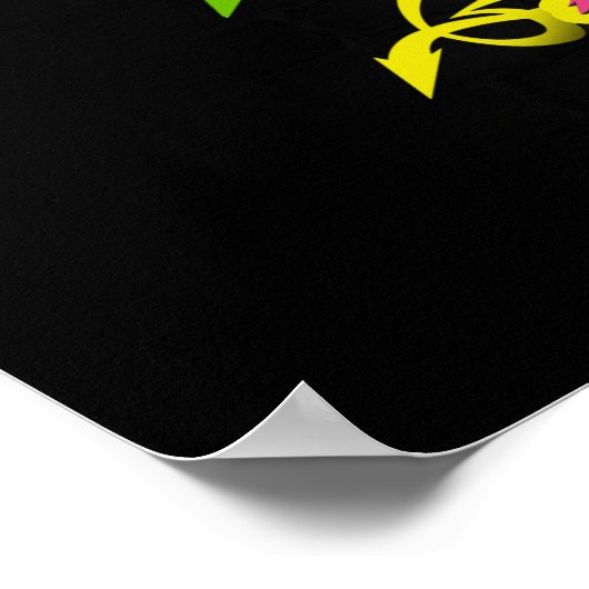 Hailey op graffiti poster (Hoek)