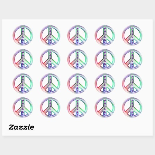 Hailey Peace Stickers (Vel)