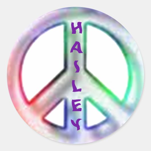 Hailey Peace Stickers (Voorkant)