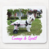 Hailey Westie muis Pad Muismat (Voorkant)