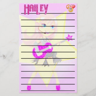 Hailey's Music Briefpapier
