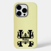 Hailey's Split Monogram Hoesje-Mate iPhone Case (Achterkant)