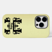 Hailey's Split Monogram Hoesje-Mate iPhone Case (Achterkant (horizontaal))