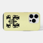 Hailey's Split Monogram Hoesje-Mate iPhone Case Hoesje (Achterkant horizontaal)