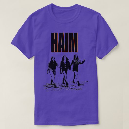  Haim Cool Gifts Boy Fan Music T-shirt (Design voorkant)
