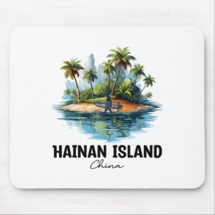 Hainan-eiland China Surfen Reizen, Azië Toeristisc Muismat