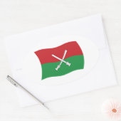 Hainan Li & Miao-vlagsticker Ovale Sticker (Envelop)