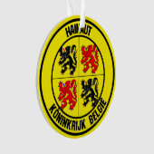 Hainaut Round Emblem Ornament (voorkant)