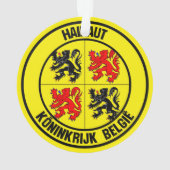 Hainaut Round Emblem Ornament (achterkant)