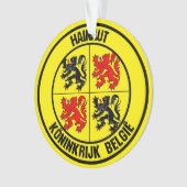 Hainaut Round Emblem Ornament (voorkant)