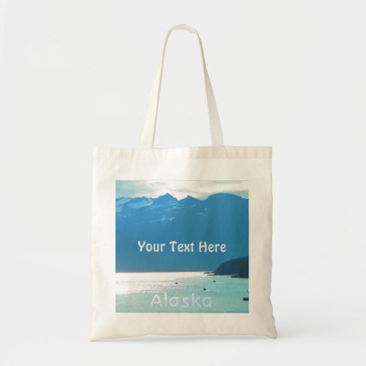 Haïnen, Alaska Blue Tote Bag (Voorkant)