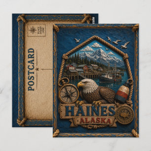 Haines Alaska Ansichtkaart Vintage Reis Briefkaart