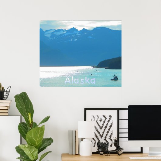 Haines Blue Poster (Thuiskantoor)