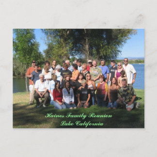 Haines Family     ReunionLake California Briefkaart