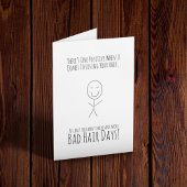 Hair After Chemo Funny Card Kaart