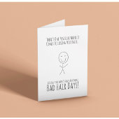 Hair After Chemo Funny Card Kaart