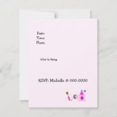 Hair and Makeup Party Kaart (Achterkant)