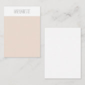 Hair Barrette Pins Display Kaart Visitekaartje (Voorkant / Achterkant)