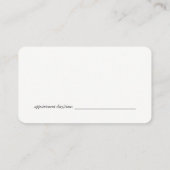 Hair Beauty Make-up Artiest | Salon Tools Afsprakenkaartje (Achterkant)