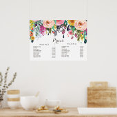 Hair Beauty Salon Beautician Menu Price Poster (Keuken)